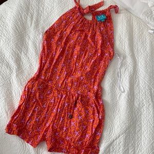 Halter Top Romper with tie waist